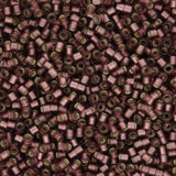 TOHO Aiko - Frosted Silver - Lined Med. Amethyst - PerlineBeads SA