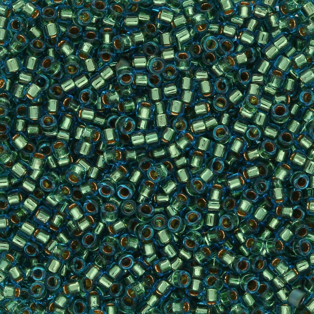TOHO Aiko - Gold - Lined Tahitian Blue - PerlineBeads SA