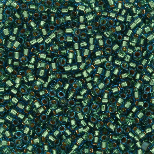 TOHO Aiko - Gold - Lined Tahitian Blue - PerlineBeads SA
