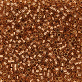 TOHO Aiko - Gold - Lined Transparent Crystal - PerlineBeads SA