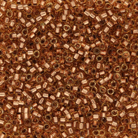 TOHO Aiko - Gold - Lined Transparent Crystal - PerlineBeads SA