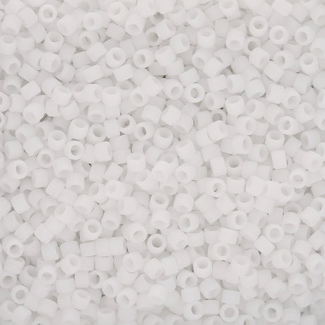 TOHO Aiko - Opaque Frosted White - PerlineBeads SA