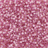 TOHO Aiko - Translucent Silver - Lined Rosaline - PerlineBeads SA