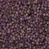 TOHO Aiko - Transparent Frosted Purple Gold Luster - PerlineBeads SA