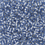 TOHO Aiko - Transparent Silver - Lined Lt Sapphire - PerlineBeads SA