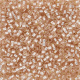 TOHO Aiko - Transparent Silver - Lined Rosaline - PerlineBeads SA