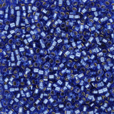 TOHO Aiko - Transparent Silver - Lined Sapphire - PerlineBeads SA