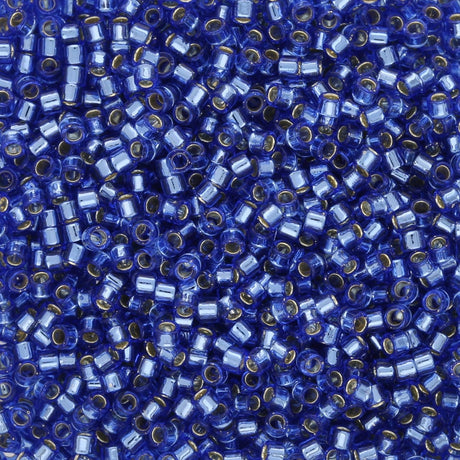 TOHO Aiko - Transparent Silver - Lined Sapphire - PerlineBeads SA
