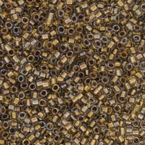 TOHO Treasure - Inside - Color Crystal/Gold - Lined - PerlineBeads SA