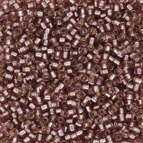 TOHO Treasure - Silver - Lined Lt Amethyst - PerlineBeads SA