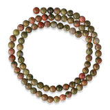 Unakit Perlen · rund · 4 mm - PerlineBeads SA