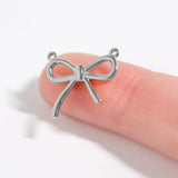 Verbindungselement "Schleife" - Edelstahl PVD - PerlineBeads SA