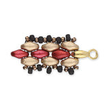 Vuorkoti - Superduo Bead Ending - Silver Plate - PerlineBeads SA