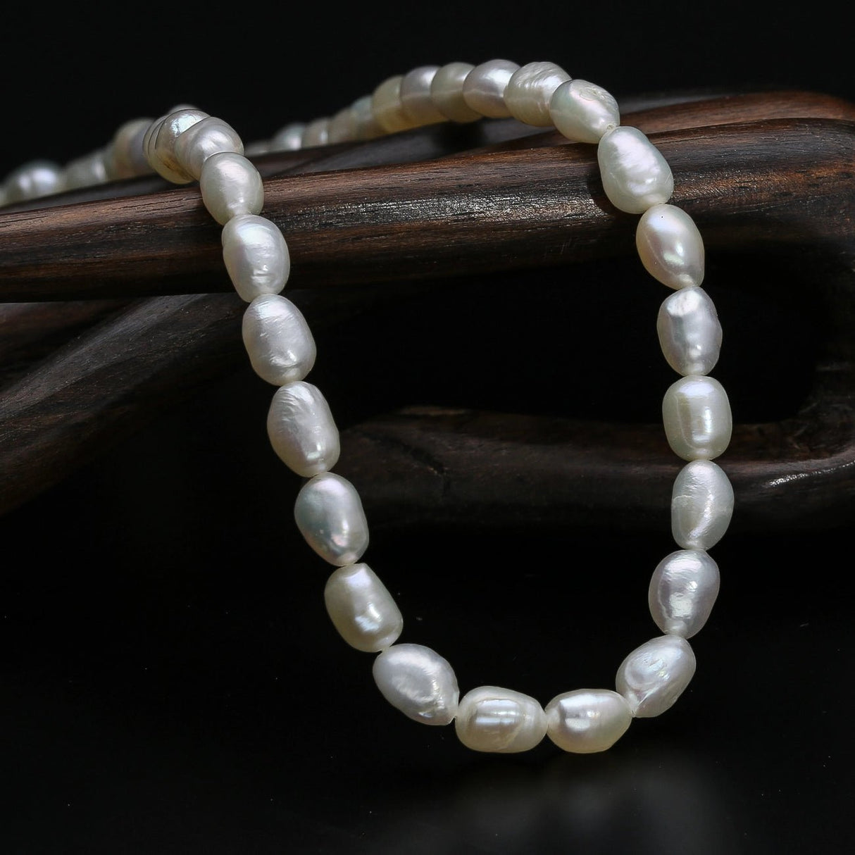 Zuchtperlen – Rice Form ca. 7 - 8 × 6 mm - PerlineBeads SA