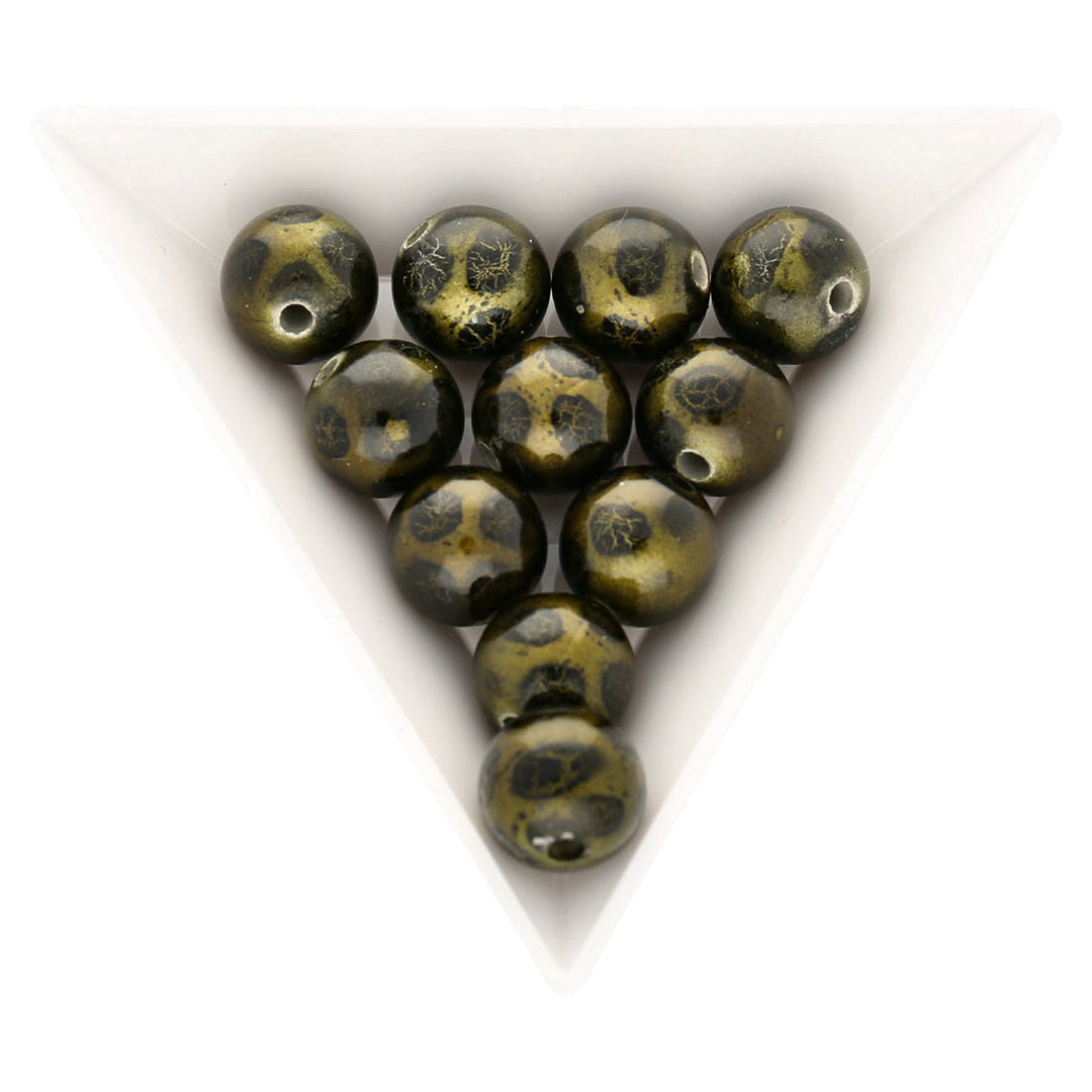 Acrylperle rund - 11.5 mm - Grün - PerlineBeads