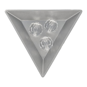 Acrylperle rund facettiert - 14 mm - Transparent - PerlineBeads