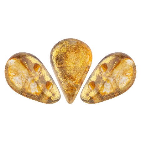 Amos® par Puca® - Crystal Gold Spotted - PerlineBeads