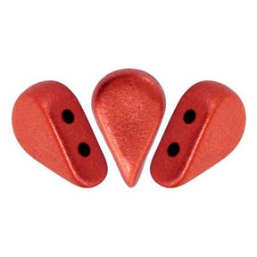 Amos® par Puca® - Red Metallic Mat - PerlineBeads