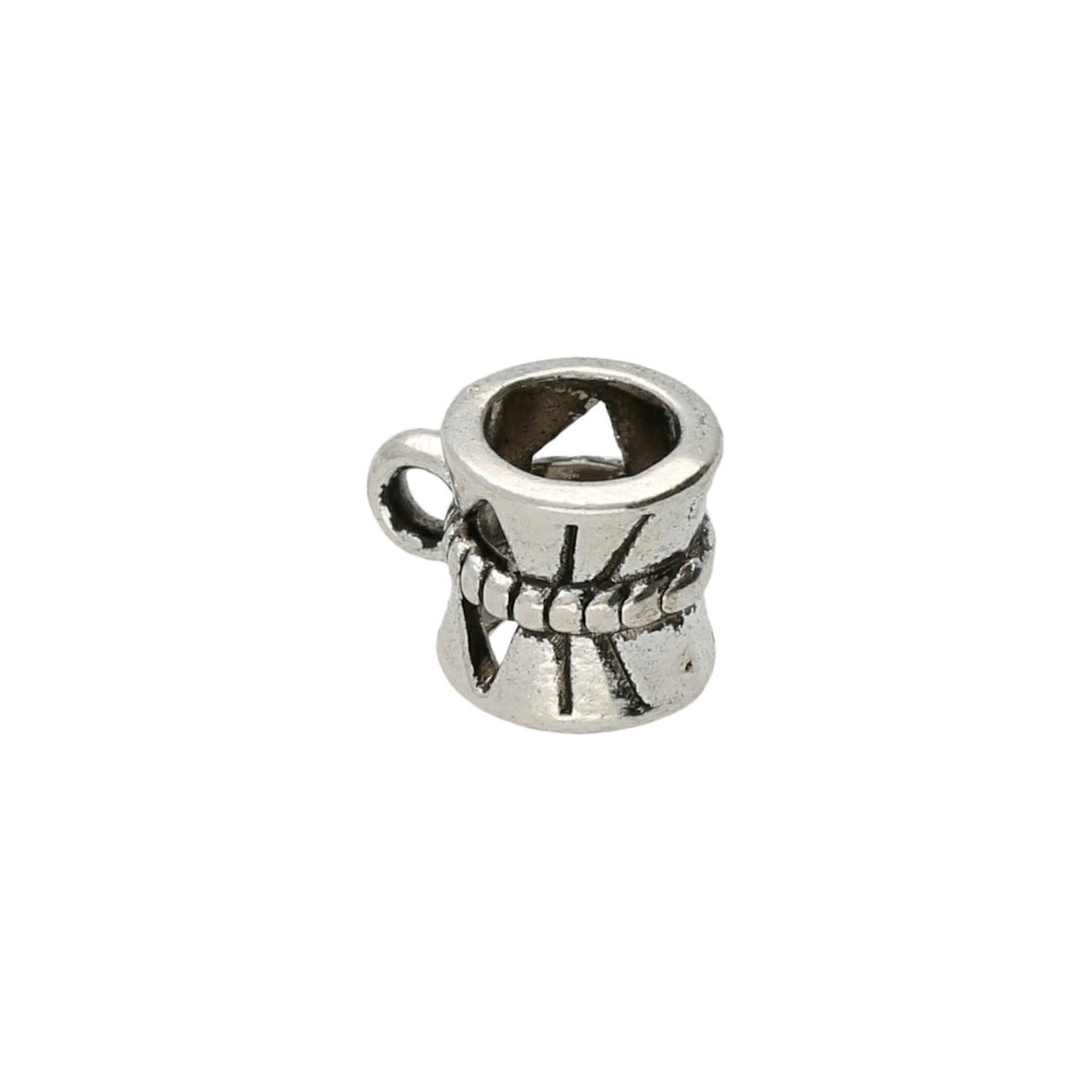 Anhängerschlaufe tibetischen Stil - Antik Silber - PerlineBeads