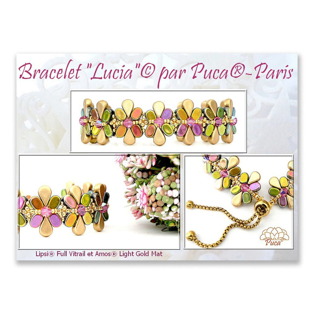 Anleitung für Armband Lucia par Puca® - PerlineBeads