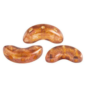 Arcos® Par Puca® - Crystal Copper Spotted - PerlineBeads