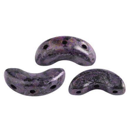 Arcos® Par Puca® - Metallic Mat Violet Spotted - PerlineBeads