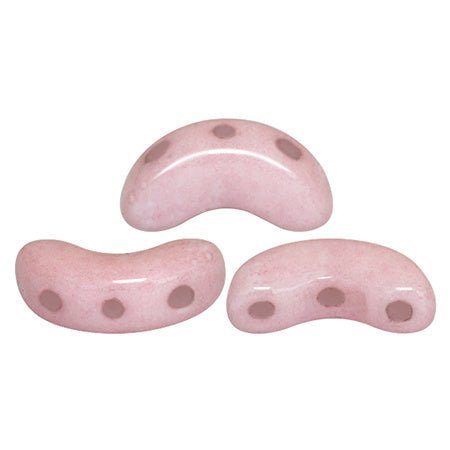 Arcos® Par Puca® - Opaque Light Rose Ceramic Look - PerlineBeads