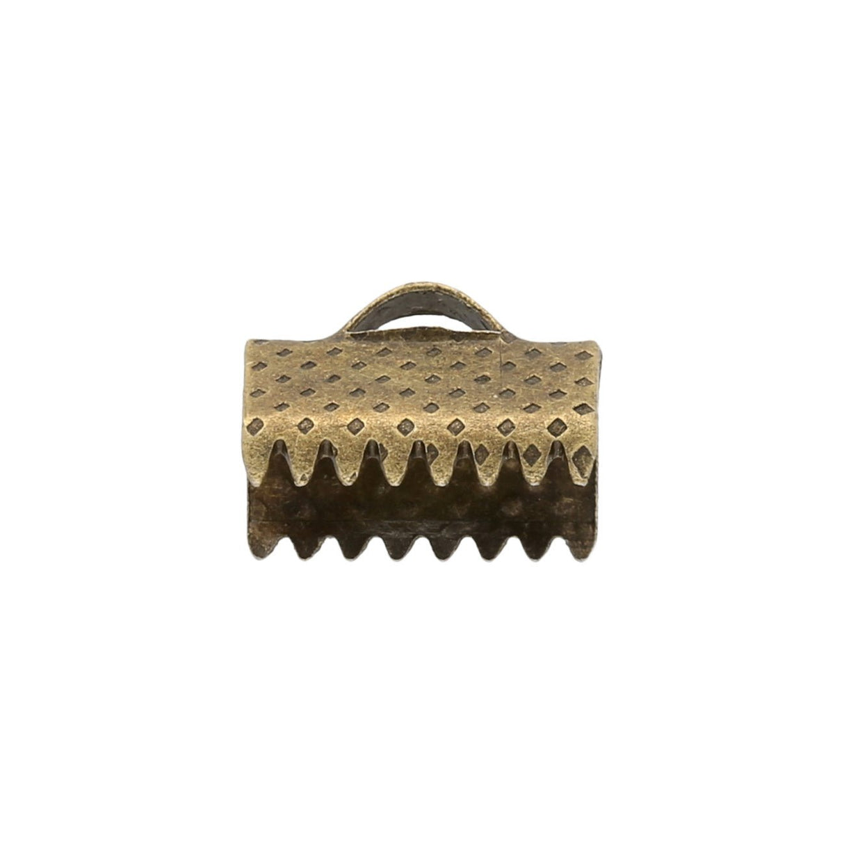 Bandklemme 10 mm, Farbe Bronze - PerlineBeads