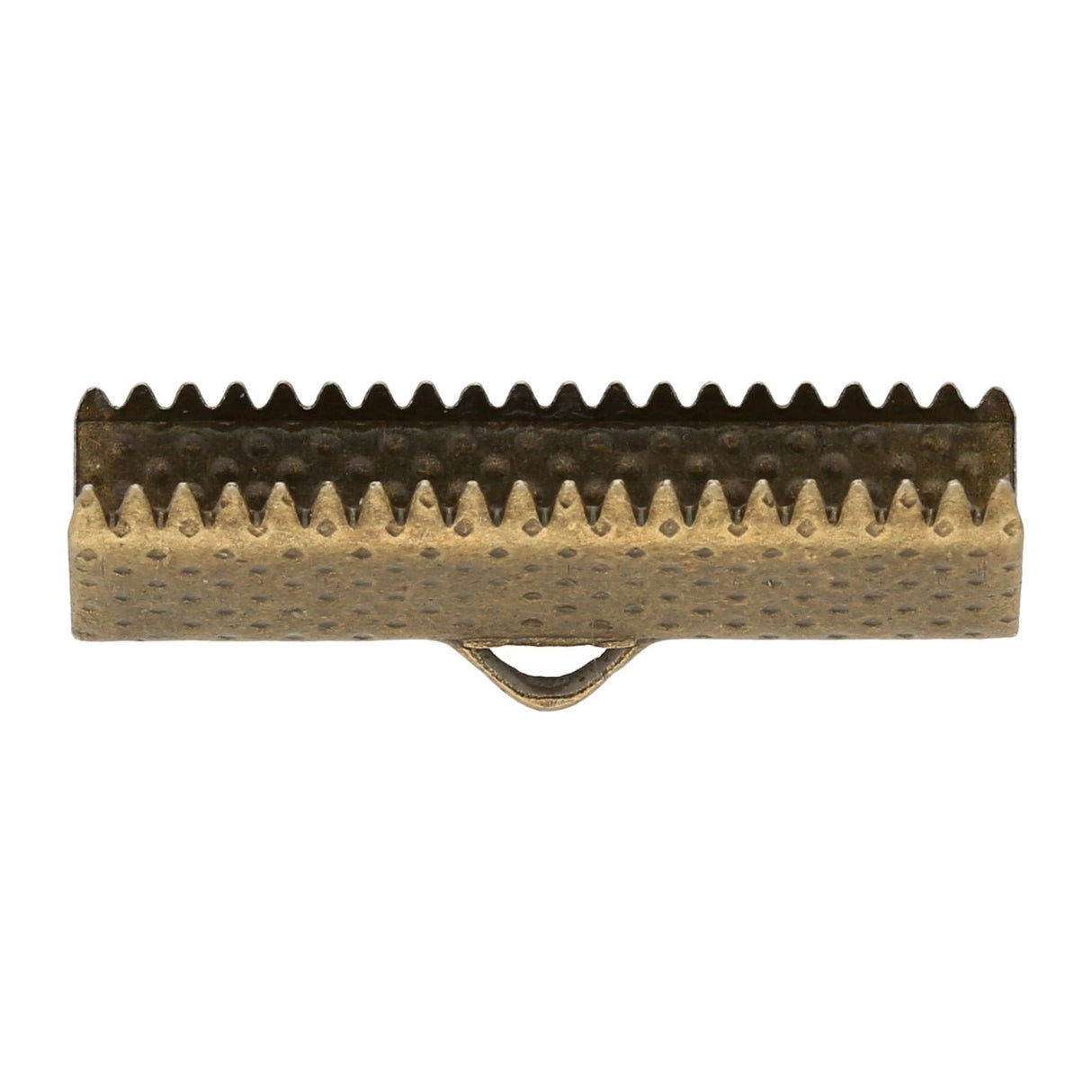 Bandklemme 25 mm, Farbe Bronze - PerlineBeads