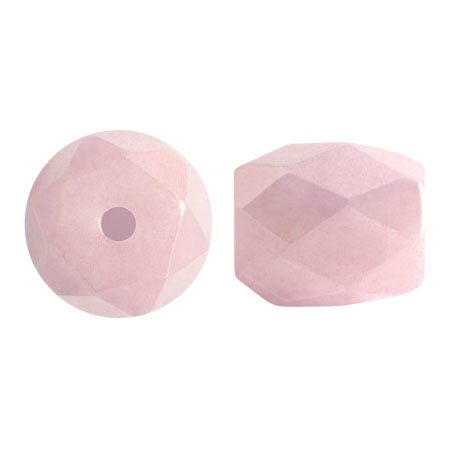 Baros® par Puca® - Opaque Light Rose Ceramic Look - PerlineBeads
