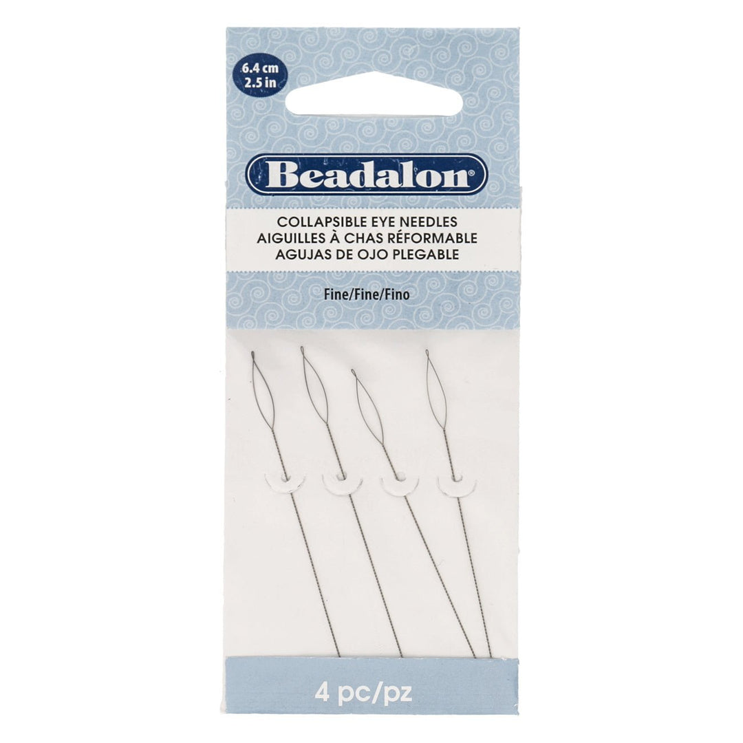 Beadalon Collapsible Eye Needles – Fine - PerlineBeads