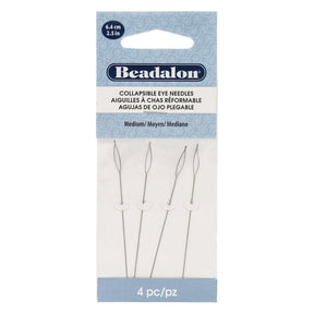 Beadalon Collapsible Eye Needles – Medium - PerlineBeads