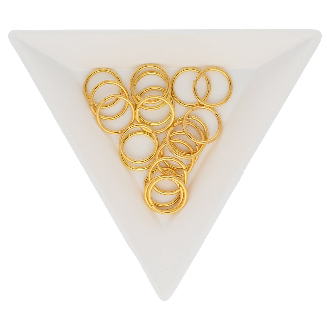 Biegeringe 10 mm – Goldfarbig - PerlineBeads