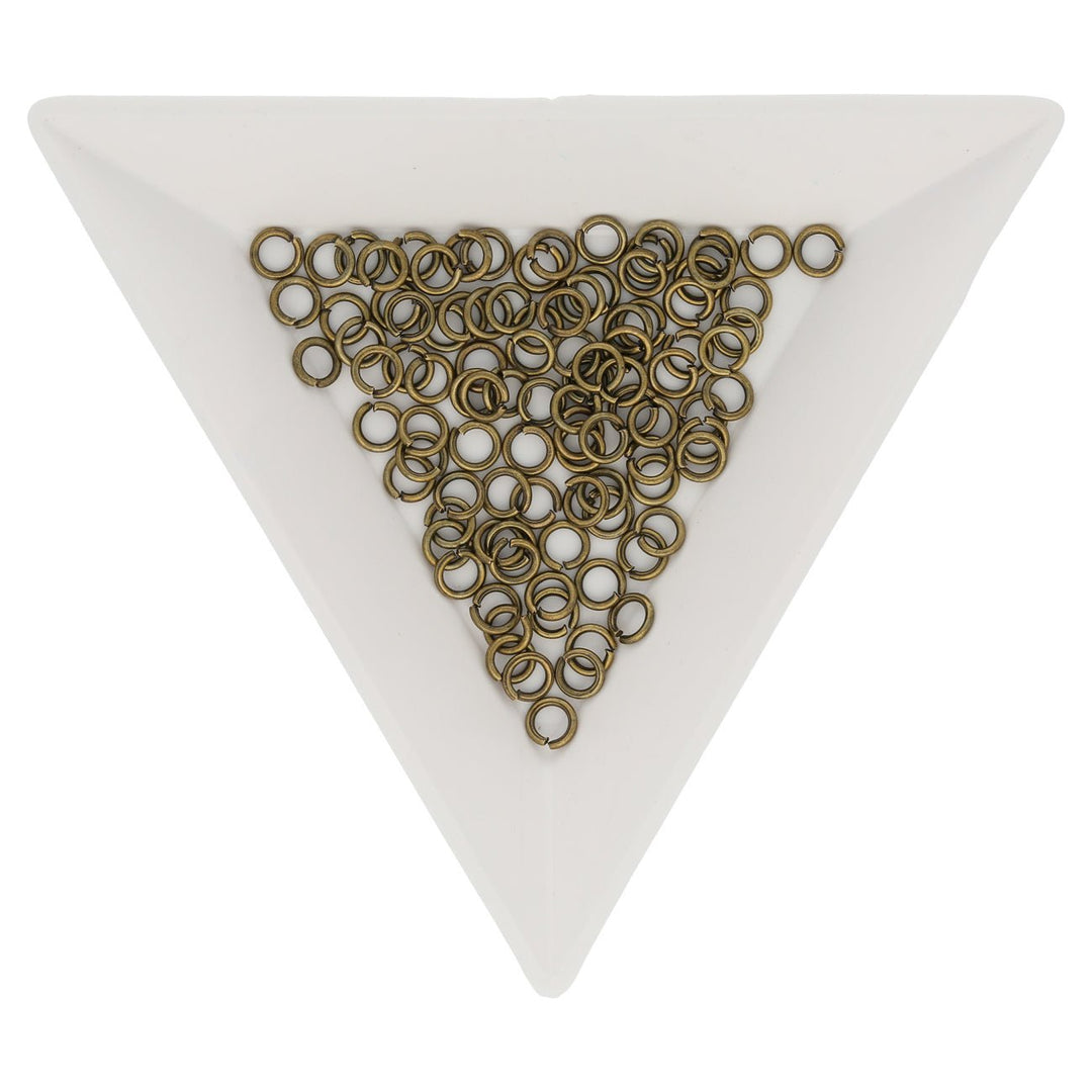 Biegeringe 4 mm – Messing - PerlineBeads