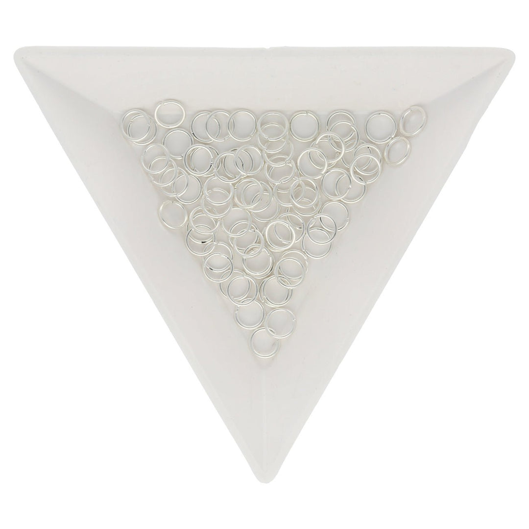 Biegeringe 5 mm – Silberfarbig - PerlineBeads