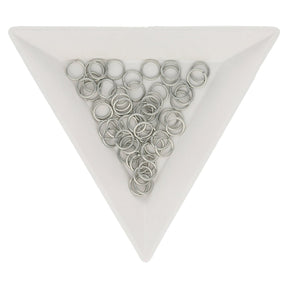 Biegeringe 6 mm – Platinfarbig - PerlineBeads