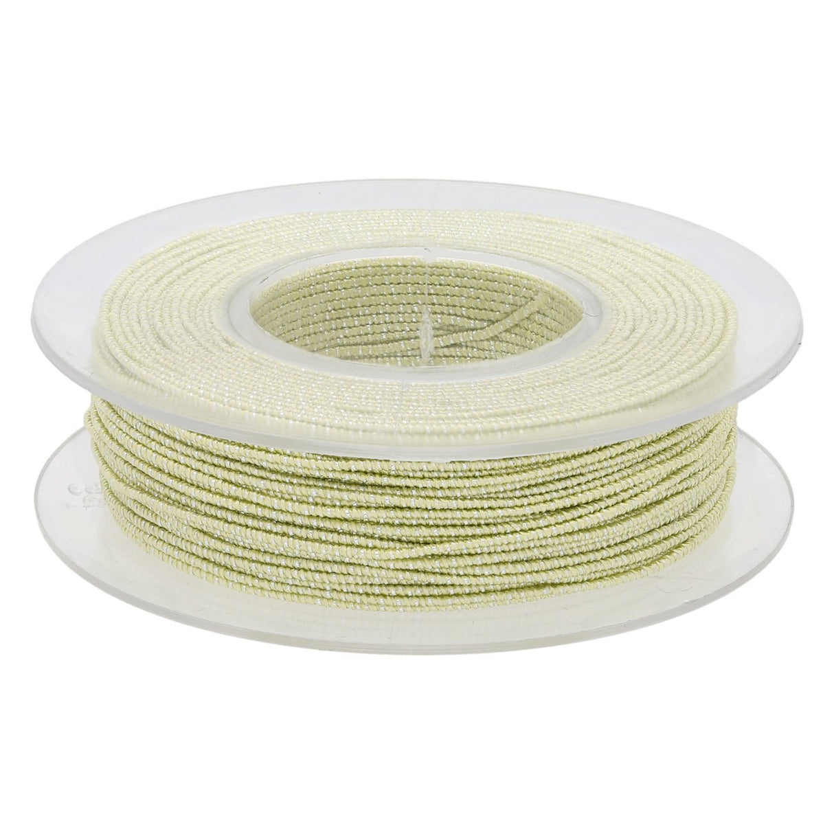 Blissino elastico Stretchgarn - Lindgrün / Silber (2705/A) - PerlineBeads