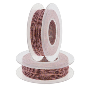 Blissino elastico Stretchgarn - Violett antik / Kupfer (452/R) - PerlineBeads