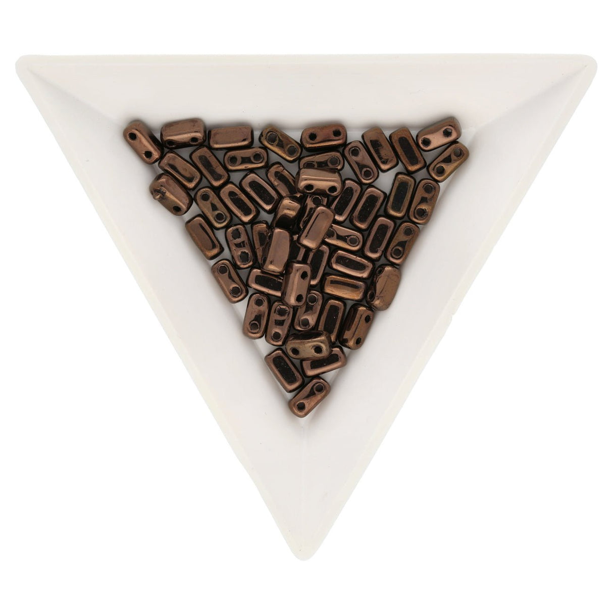 Bricks CzechMates 6x3 mm - Dark Bronze - PerlineBeads