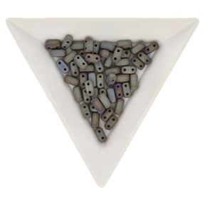 Bricks CzechMates 6x3 mm - Matte Iris Brown - PerlineBeads