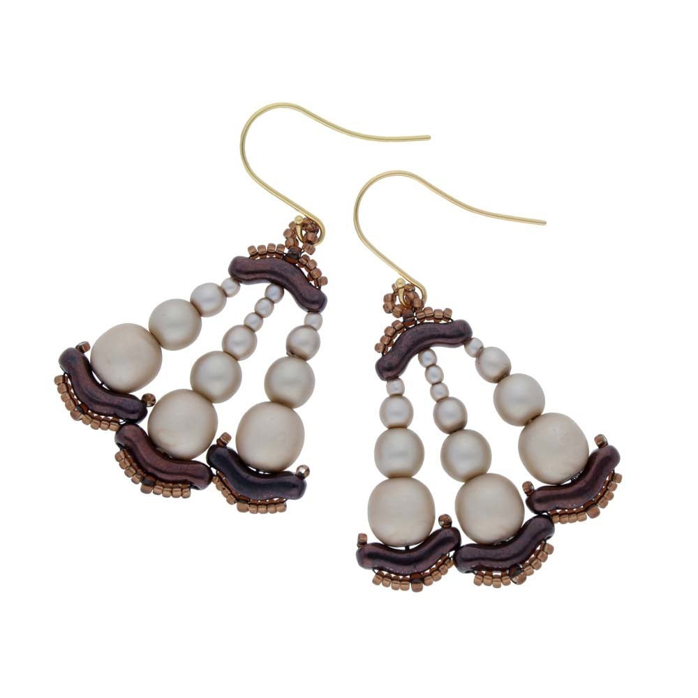 Bridge 3x12 mm – Honey Drizzle - PerlineBeads