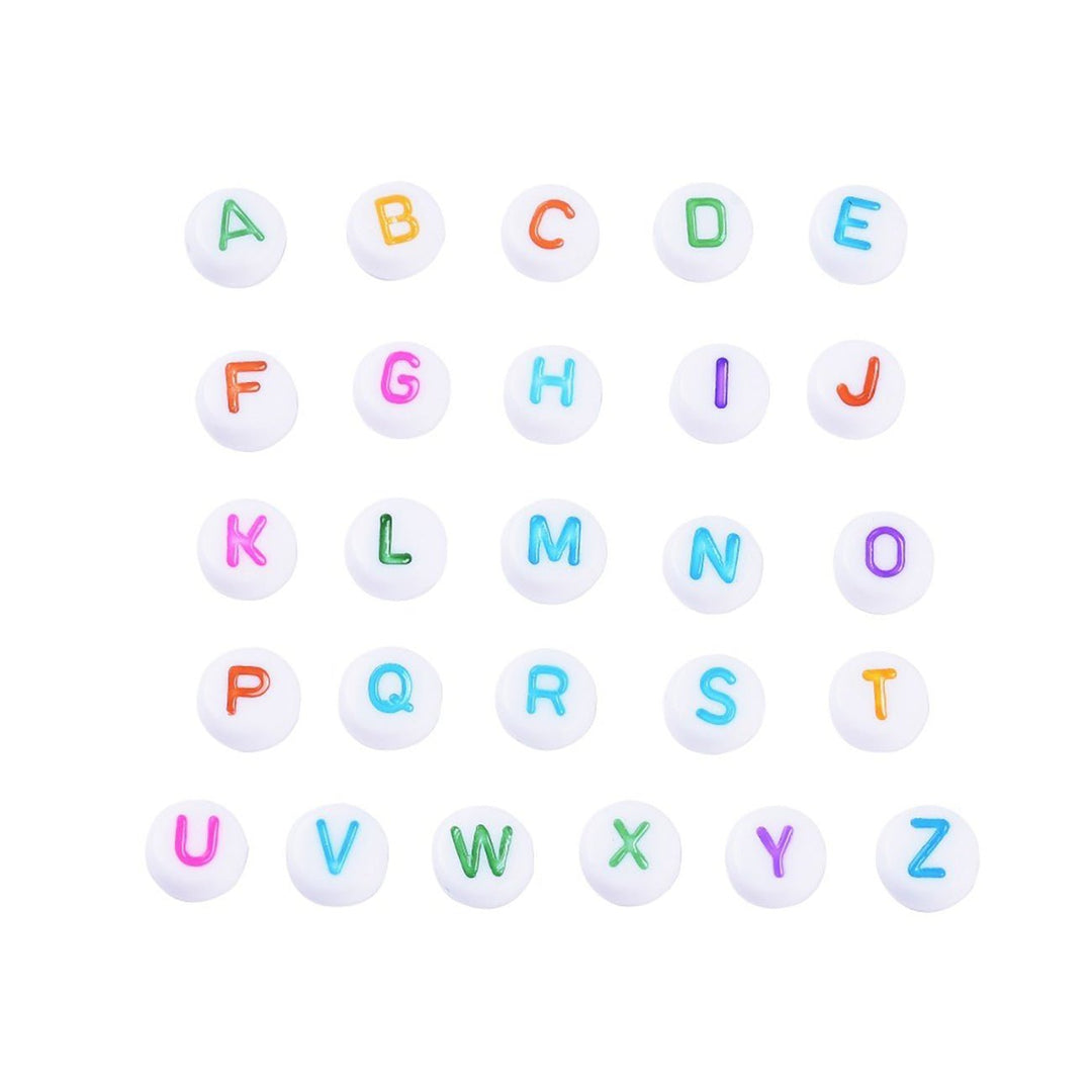 Buchstabenperlen / Acrylperlen – Alphabet A-Z - PerlineBeads