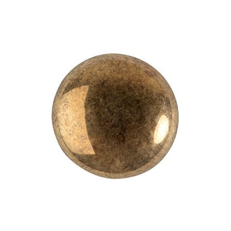 Cabochon par Puca® - 14 mm - Dark Gold Bronze (2 Stk.) - PerlineBeads