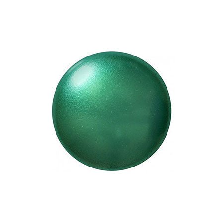 Cabochon par Puca® - 14 mm - Green Turquoise Pearl (2 Stk.) - PerlineBeads