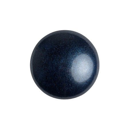 Cabochon par Puca® - 14 mm - Metallic Mat Dark Blue (2 Stk.) - PerlineBeads