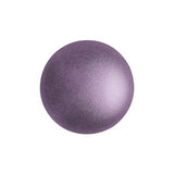 Cabochon par Puca® - 14 mm - Metallic Mat Dark Plum (2 Stk.) - PerlineBeads
