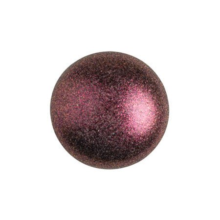 Cabochon par Puca® - 14 mm - Metallic Mat Dark Violet (2 Stk.) - PerlineBeads
