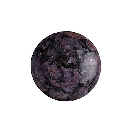 Cabochon par Puca® - 14 mm - Metallic Mat Violet Spotted (2 Stk.) - PerlineBeads