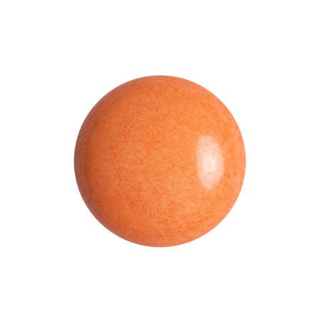 Cabochon par Puca® - 14 mm - Opaque Apricot (2 Stk.) - PerlineBeads