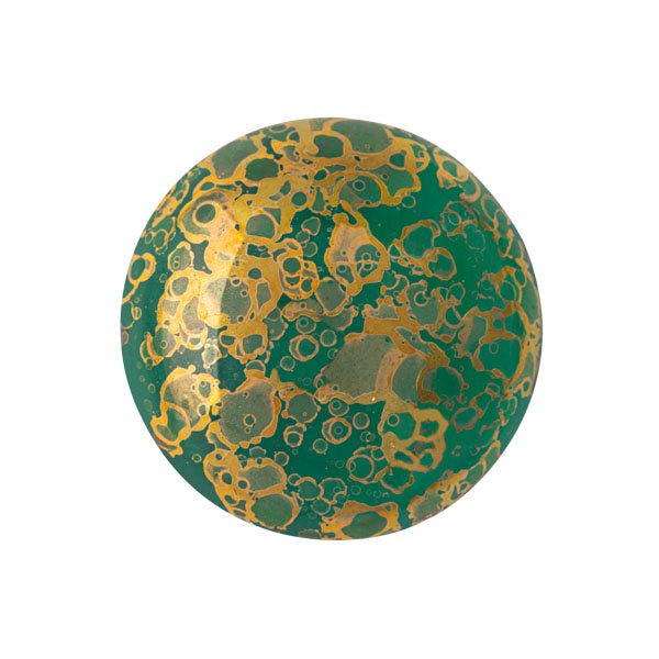Cabochon par Puca® - 18 mm - Emerald Bronze - PerlineBeads